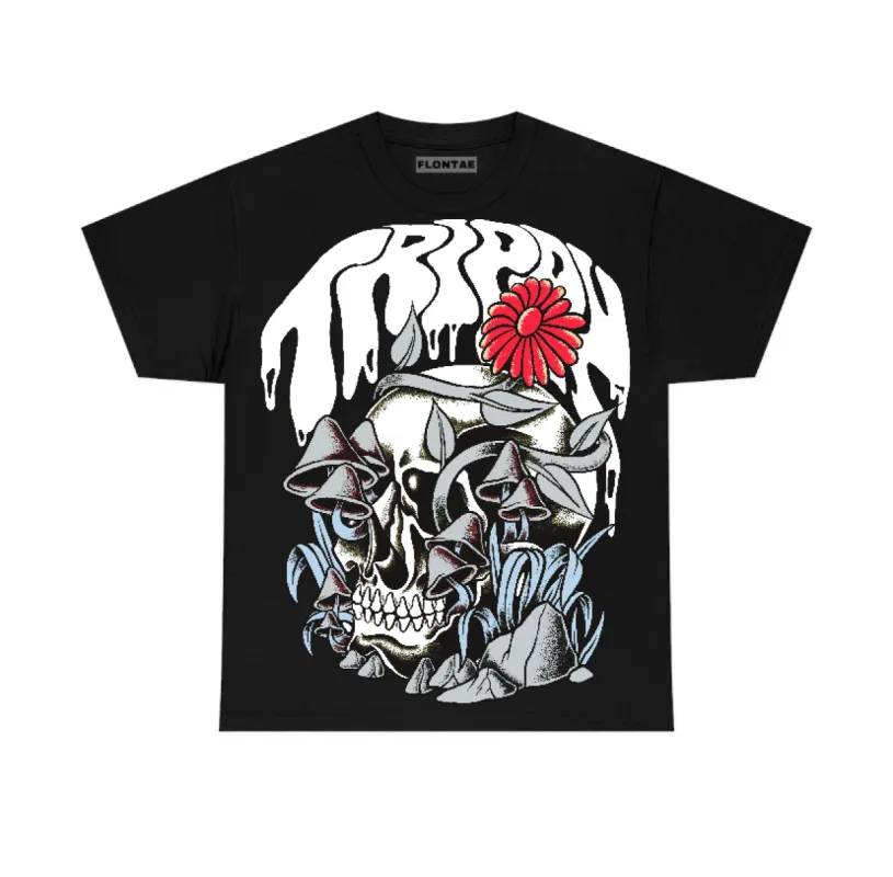 Black Metallic Reimagined 5s Flontae T-Shirt Trippin Graphic sold by Flontae Clothing