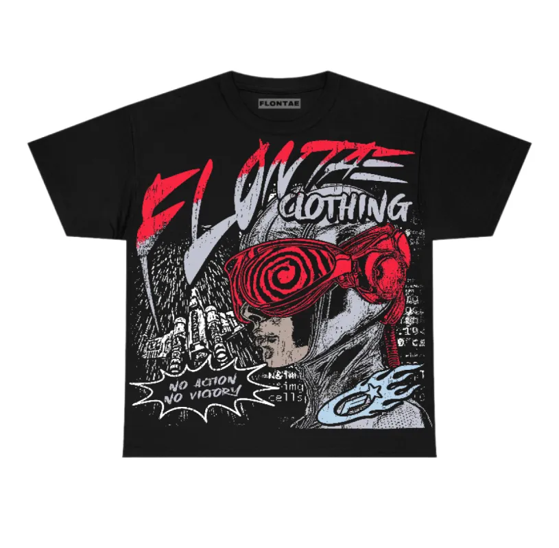 Black Metallic Reimagined 5s Flontae T-Shirt Justify Graphic sold by Flontae Clothing
