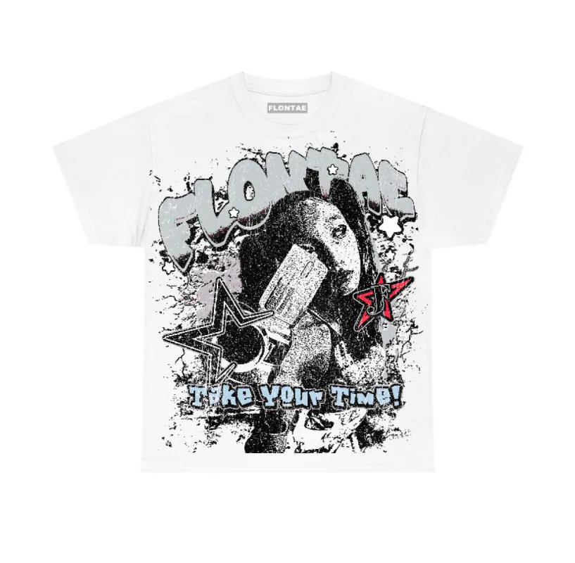 Black Metallic Reimagined 5s Flontae T-Shirt Be Patient Graphic sold by Flontae Clothing