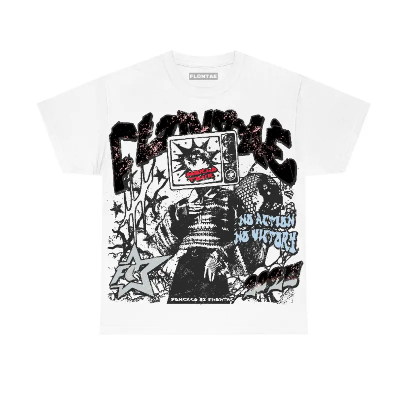 Black Metallic Reimagined 5s Flontae T-Shirt No Victory Graphic sold by Flontae Clothing