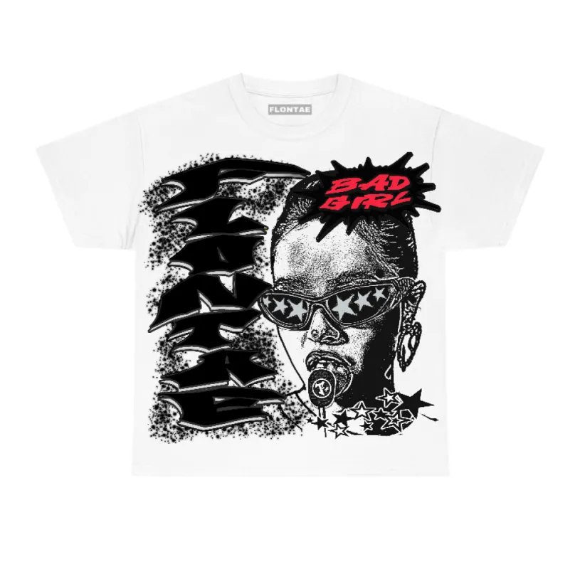 Black Metallic Reimagined 5s Flontae T-Shirt Baddie Graphic sold by Flontae Clothing