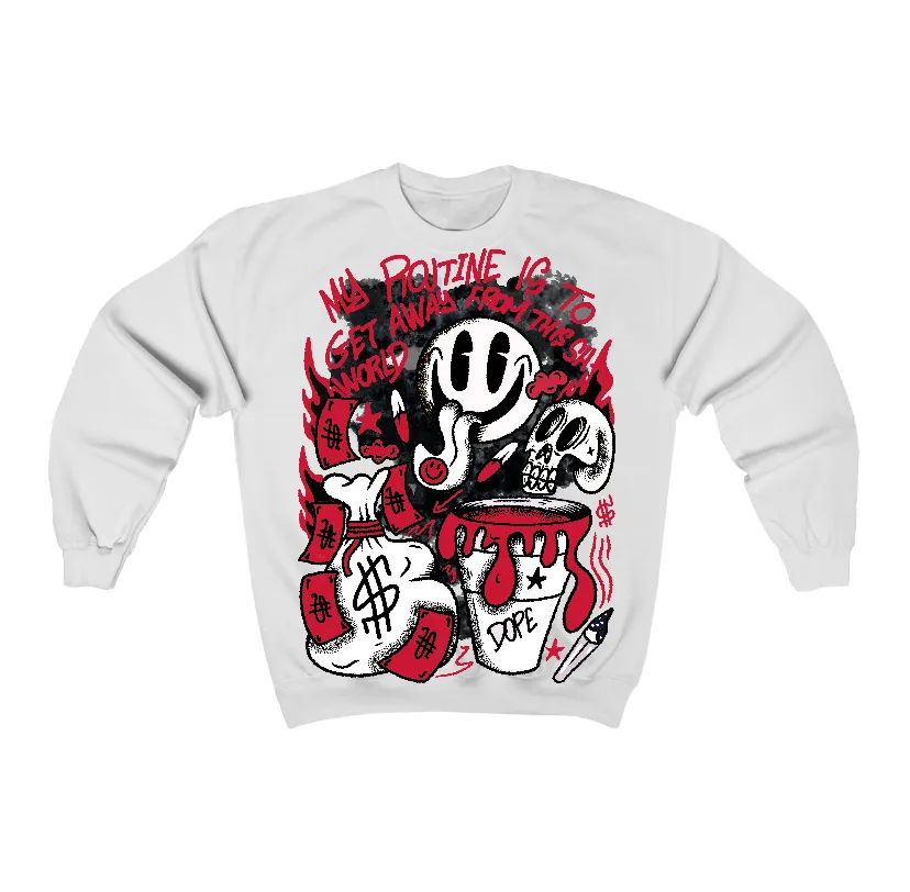 85 Bred 1s Flontae Crewneck Sweatshirt Stay Out Graphic sold by Flontae Clothing