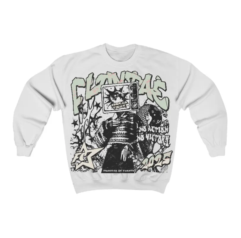 Seafoam 4s Flontae Sweatshirt No Victory Graphic sold by Flontae Clothing