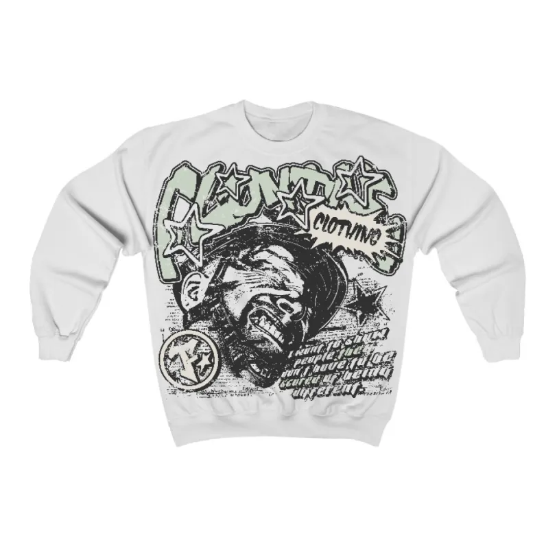 Seafoam 4s Flontae Crewneck Sweatshirt Be Unique Graphic sold by Flontae Clothing