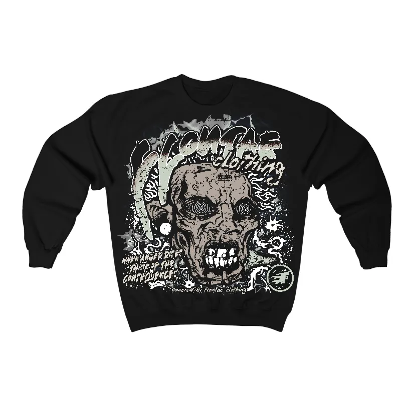 Seafoam 4s Flontae Crewneck Sweatshirt Consequences Graphic sold by Flontae Clothing