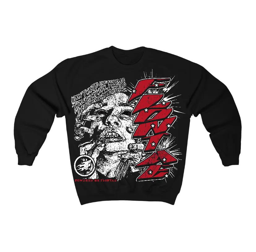 Flu Game 12s Flontae Crewneck Sweatshirt Forever Graphic sold by Flontae Clothing