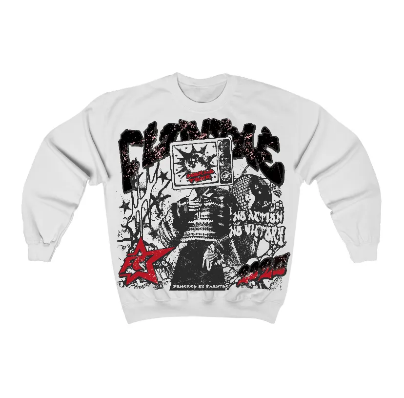 Flu Game 12s Flontae Crewneck Sweatshirt No Victory Graphic sold by Flontae Clothing