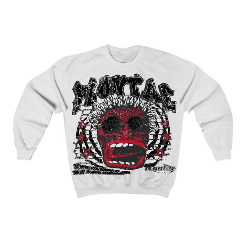 Flu Game 12s Flontae Crewneck Sweatshirt Balance My Heart Graphic sold by Flontae Clothing