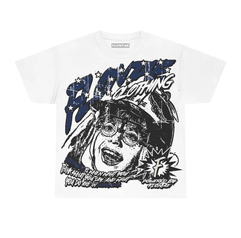 Diffused Blue 3s Flontae T-Shirt Always Smile Graphic sold by Flontae Clothing