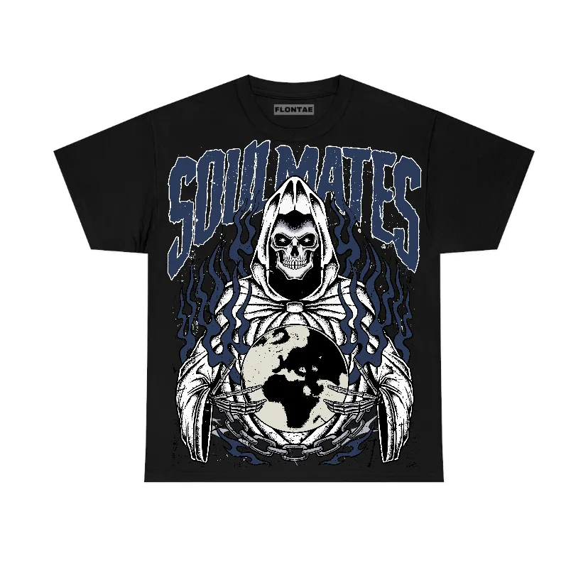 Diffused Blue 3s Flontae T-Shirt Soulmates Graphic sold by Flontae Clothing product image thumbnail 2