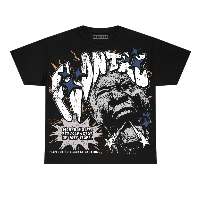 Navy 4s Flontae T-Shirt Never Quit Graphic sold by Flontae Clothing