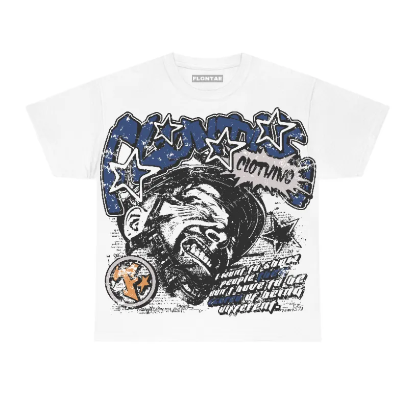 Navy 4s Flontae T-Shirt Be Unique Graphic sold by Flontae Clothing