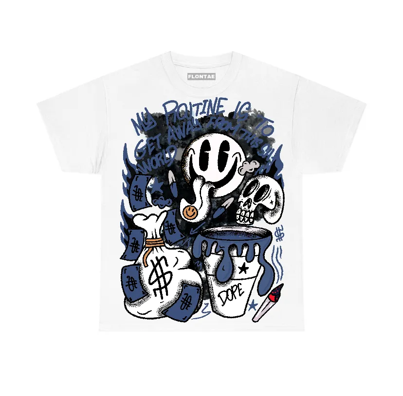 Navy 4s Flontae T-Shirt Stay Out Graphic sold by Flontae Clothing