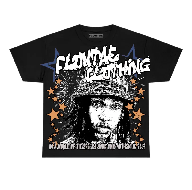 Navy 4s Flontae T-Shirt Be Yourself Graphic made by Flontae Clothing