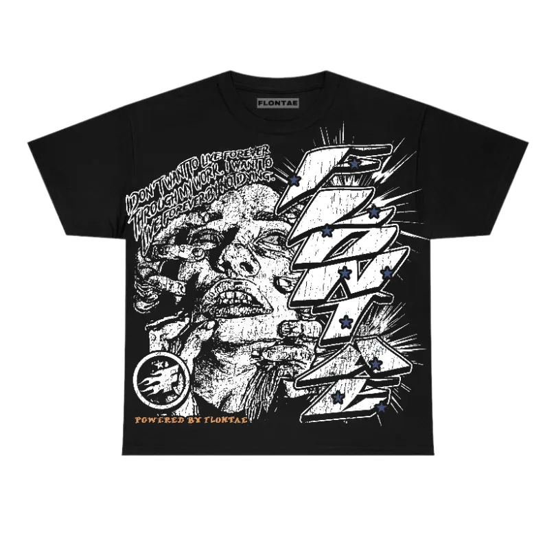 Navy 4s Flontae T-Shirt Forever Graphic sold by Flontae Clothing