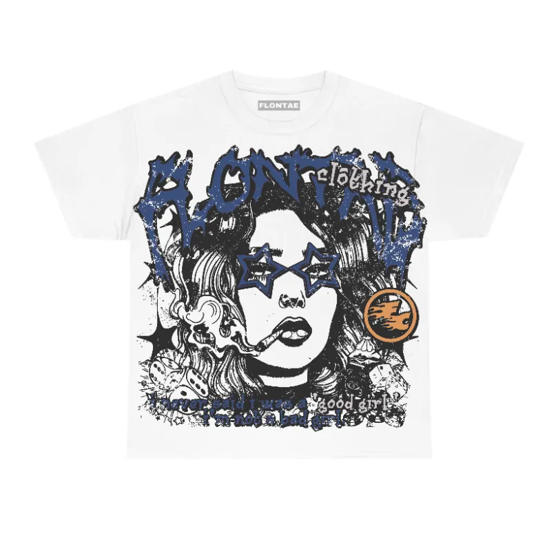 Navy 4s Flontae T-Shirt Keep Quiet Graphic sold by Flontae Clothing