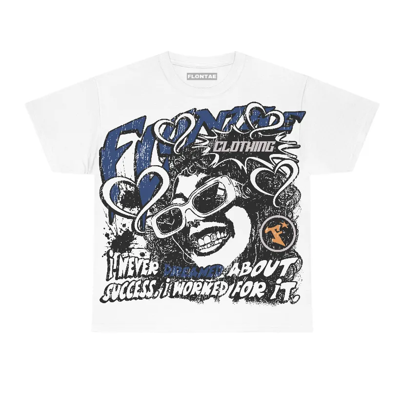 Navy 4s Flontae T-Shirt Never Dream Graphic sold by Flontae Clothing
