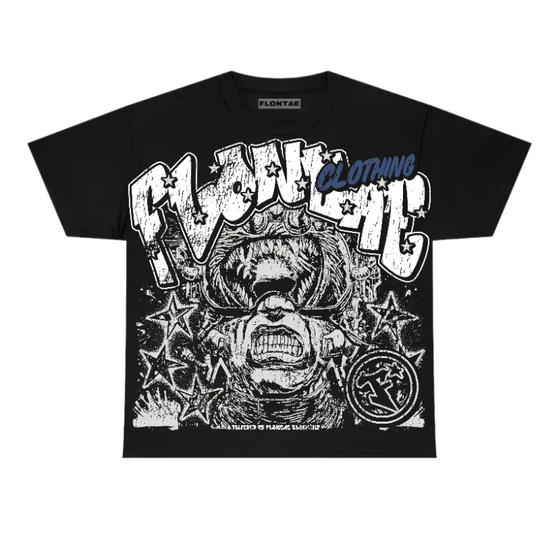 Navy 4s Flontae T-Shirt No Composure Graphic sold by Flontae Clothing