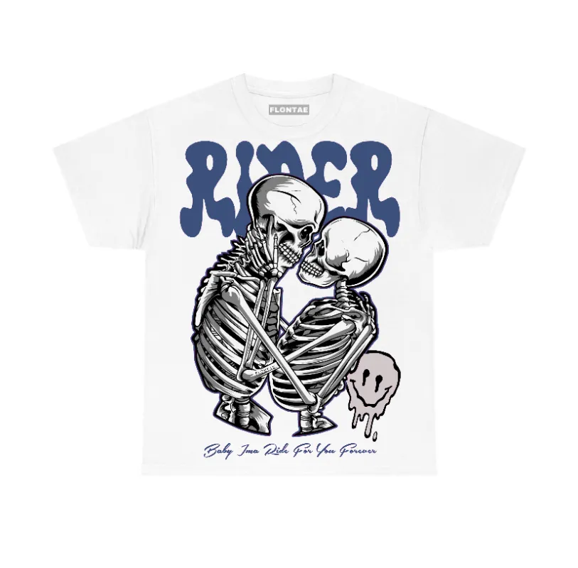 Navy 4s Flontae T-Shirt Rider Graphic sold by Flontae Clothing