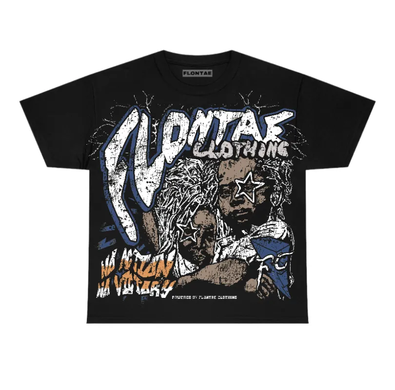 Navy 4s Flontae T-Shirt No Action Graphic sold by Flontae Clothing