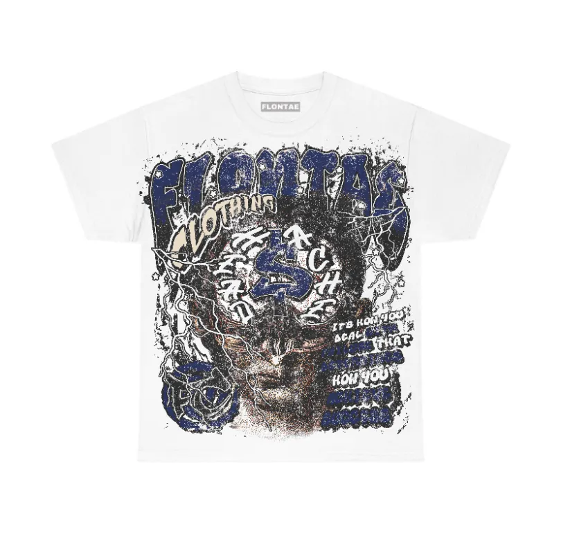 Deep Royal Blue 1s Flontae T-Shirt Headstorm Graphic sold by Flontae Clothing