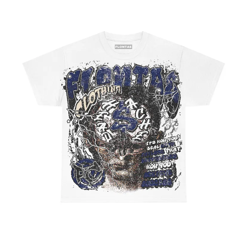 Deep Royal Blue 1s Flontae T-Shirt Headstorm Graphic sold by Flontae Clothing