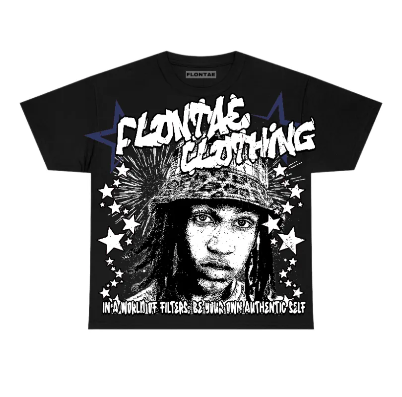 Deep Royal Blue 1s Flontae T-Shirt Be Yourself Graphic made by Flontae Clothing