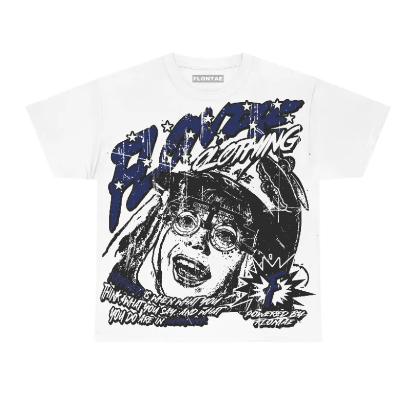 Deep Royal Blue 1s Flontae T-Shirt Always Smile Graphic sold by Flontae Clothing