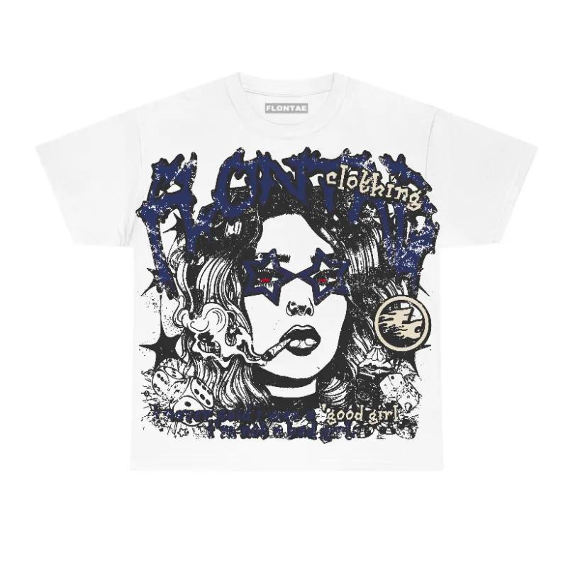 Deep Royal Blue 1s Flontae T-Shirt Keep Quiet Graphic sold by Flontae Clothing