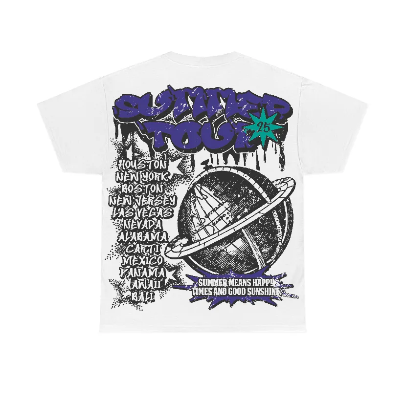 Grape 5s Flontae T-Shirt Happiness Graphic sold by Flontae Clothing product image thumbnail 2
