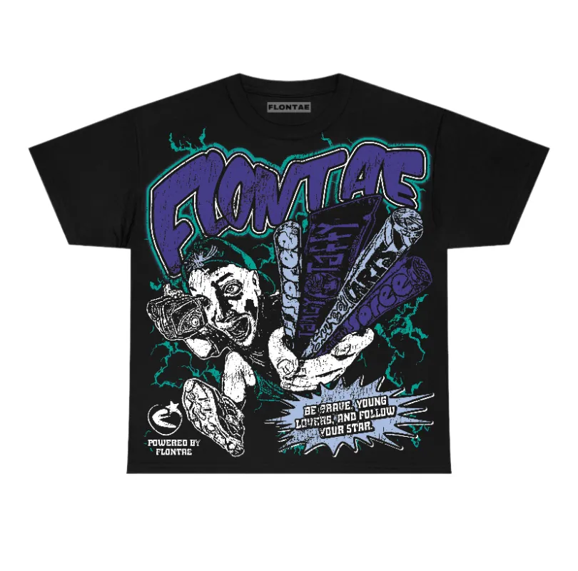 Grape 5s Flontae T-Shirt Stay Brave Graphic sold by Flontae Clothing