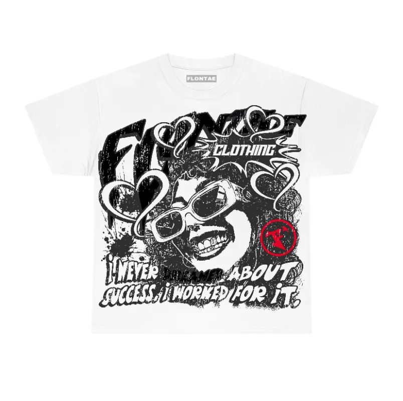 Bred 11s Low Flontae T-Shirt Never Dream Graphic sold by Flontae Clothing