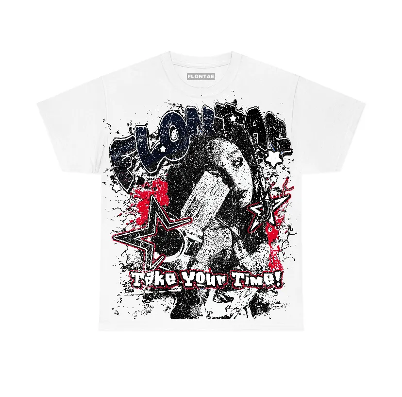 Bred 11s Low Flontae T-Shirt Be Patient Graphic sold by Flontae Clothing