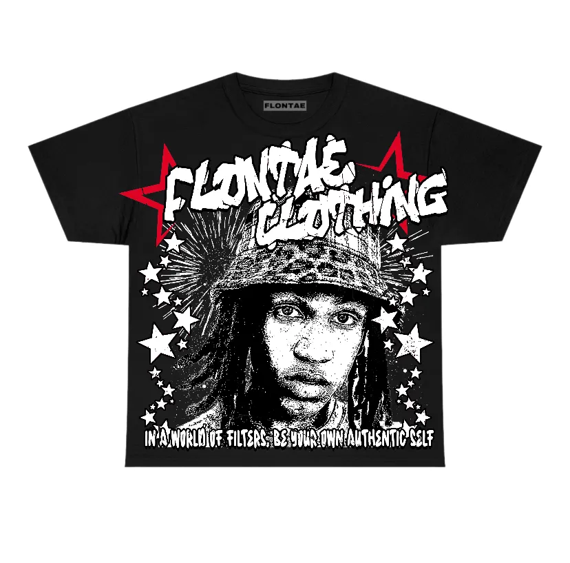 Bred 11s Low Flontae T-Shirt Be Yourself Graphic sold by Flontae Clothing