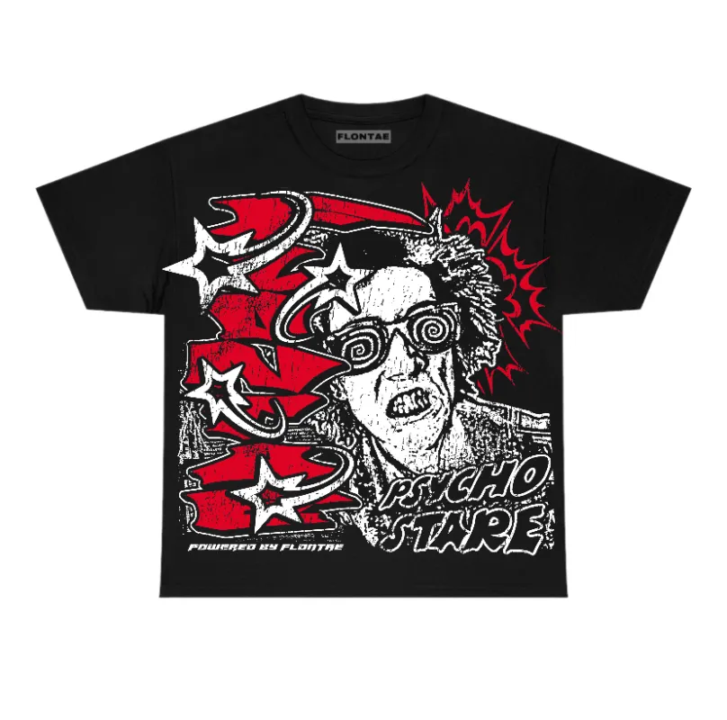 Bred 11s Low Flontae T-Shirt Stare Graphic sold by Flontae Clothing