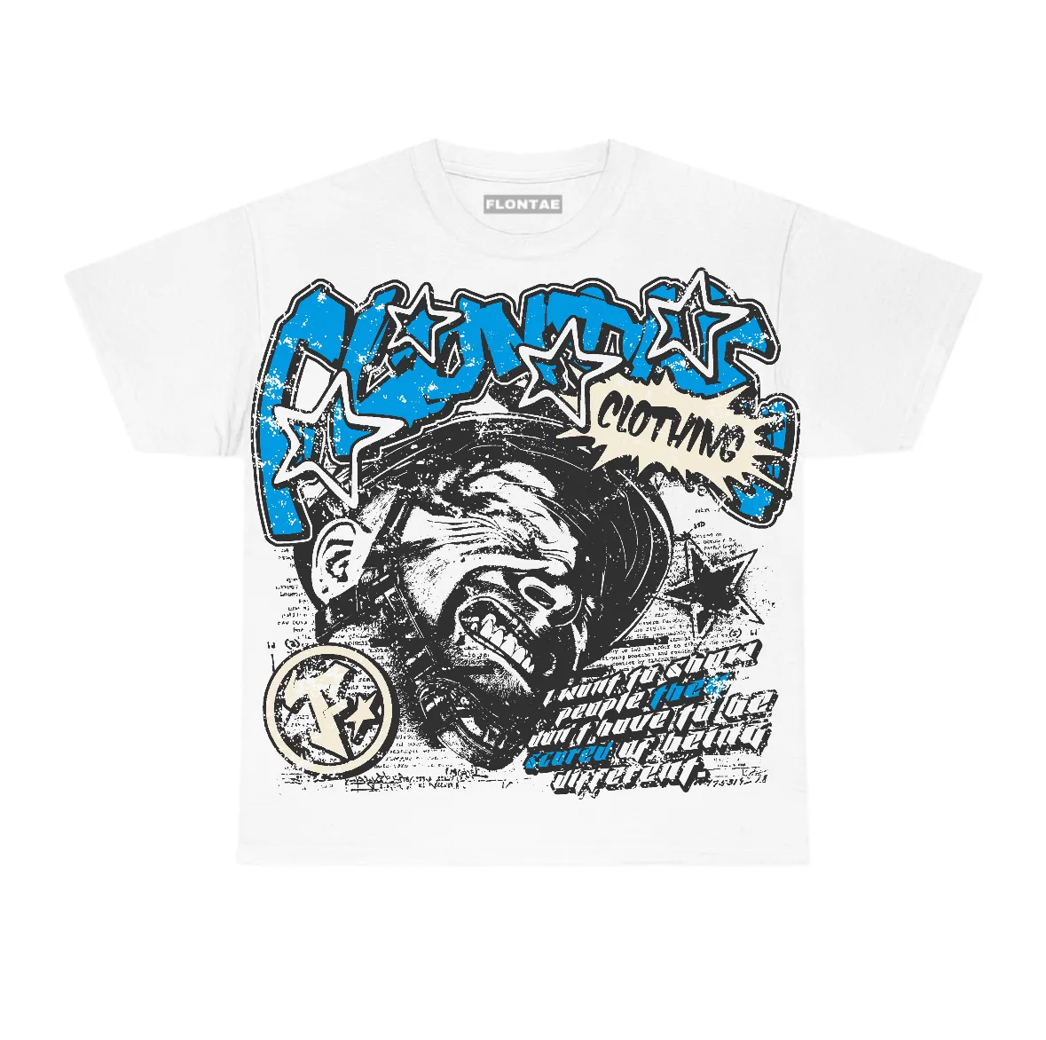 University Blue Reimagined 1s Flontae T-Shirt Be Unique Graphic sold by Flontae Clothing