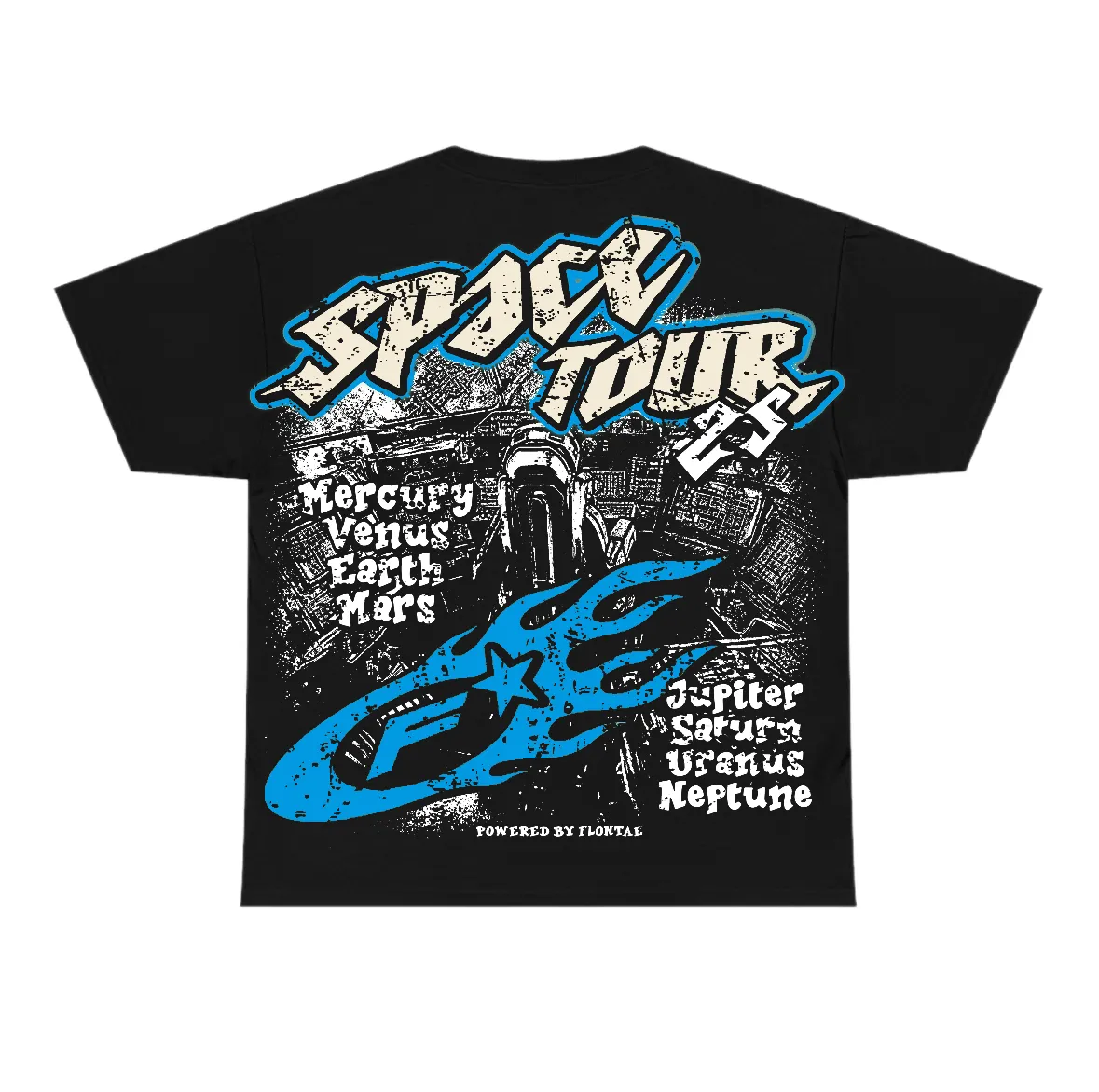 University Blue Reimagined 1s Flontae T-Shirt Get Around Graphic sold by Flontae Clothing product image thumbnail 2