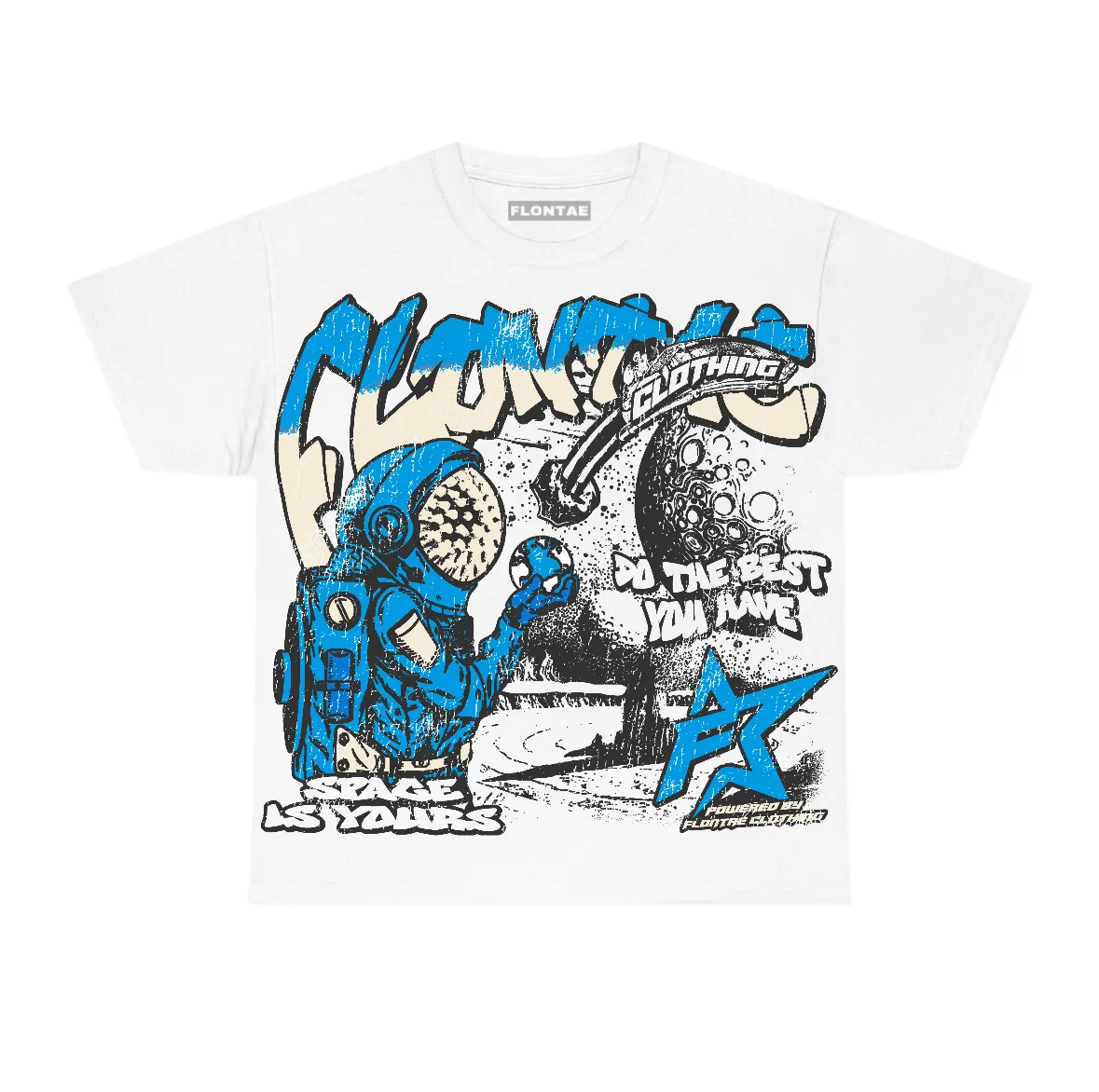 University Blue Reimagined 1s Flontae T-Shirt Space Is Yours Graphic sold by Flontae Clothing