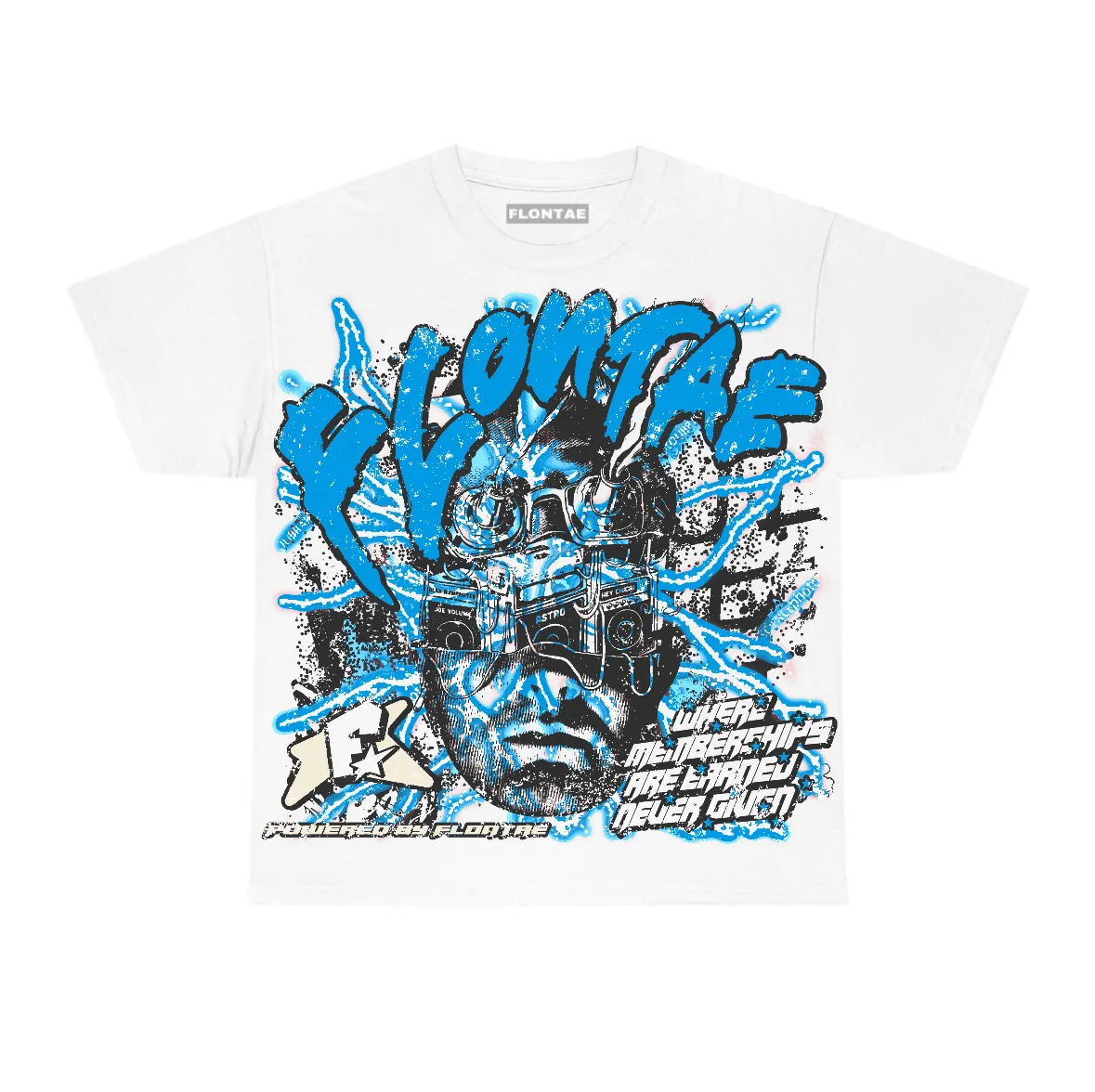 University Blue Reimagined 1s Flontae T-Shirt Whoa Graphic sold by Flontae Clothing