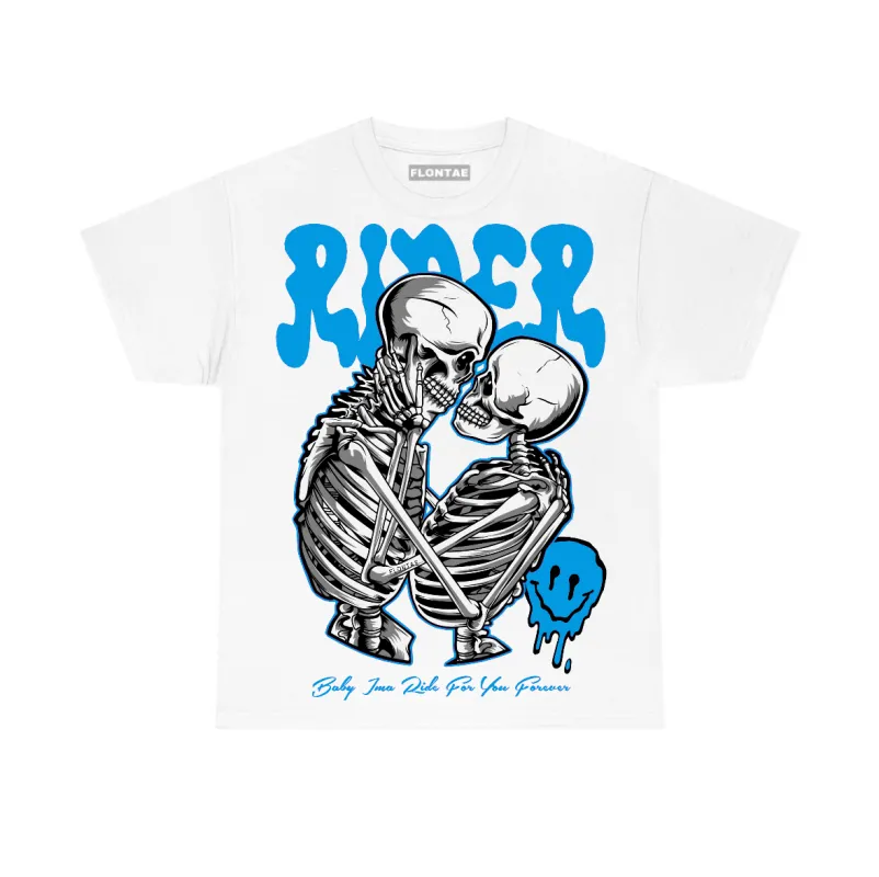 University Blue Reimagined 1s Flontae T-Shirt Rider Graphic sold by Flontae Clothing