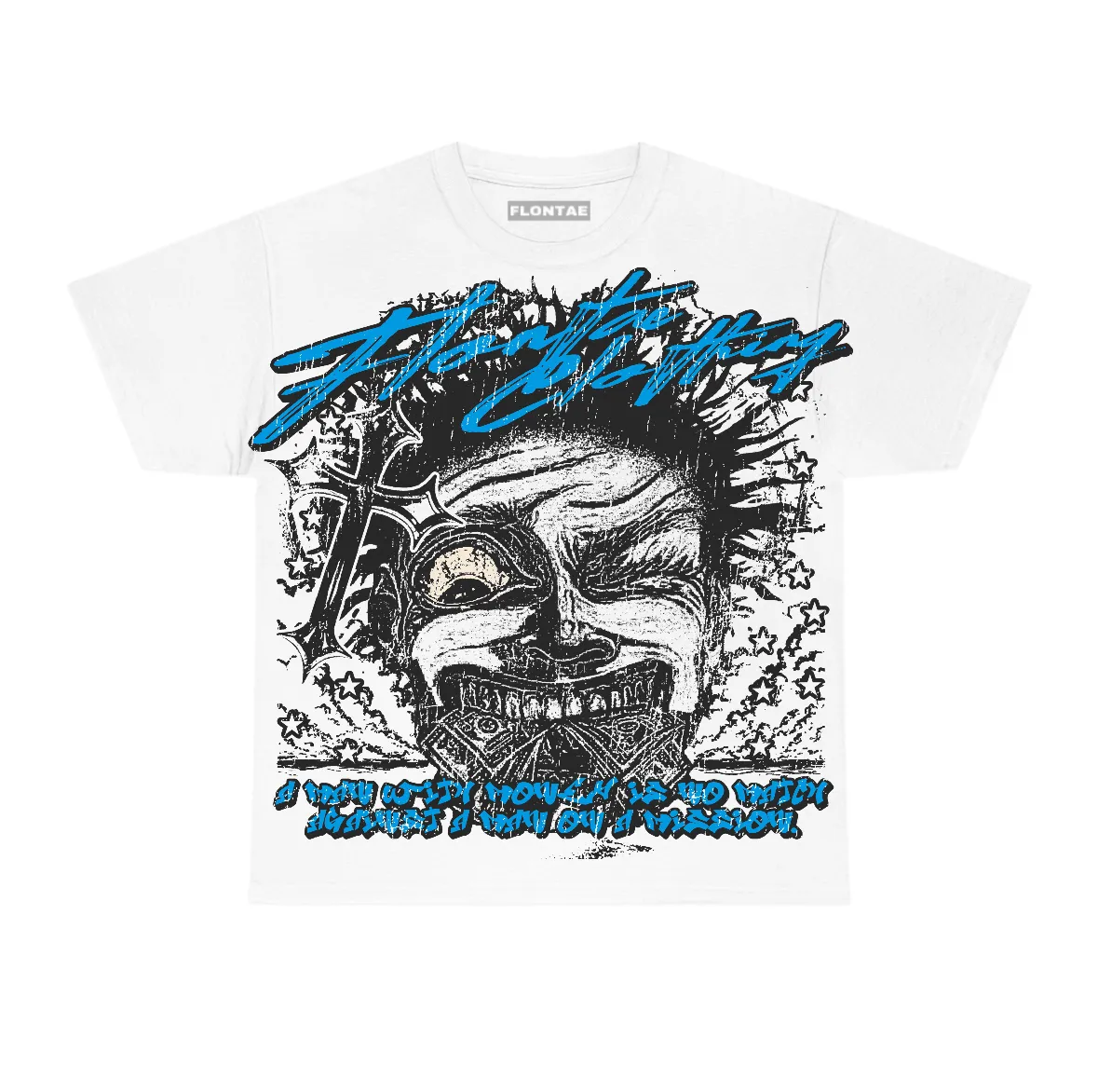 University Blue Reimagined 1s Flontae T-Shirt Nothing Else Graphic sold by Flontae Clothing