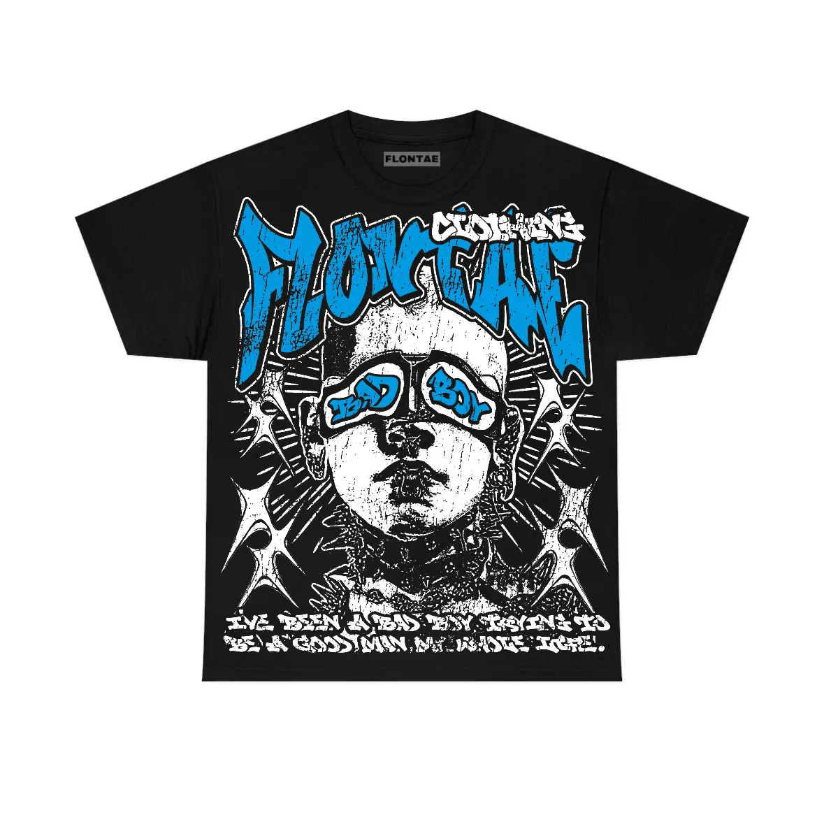 University Blue Reimagined 1s Flontae T-Shirt Be Good Graphic sold by Flontae Clothing