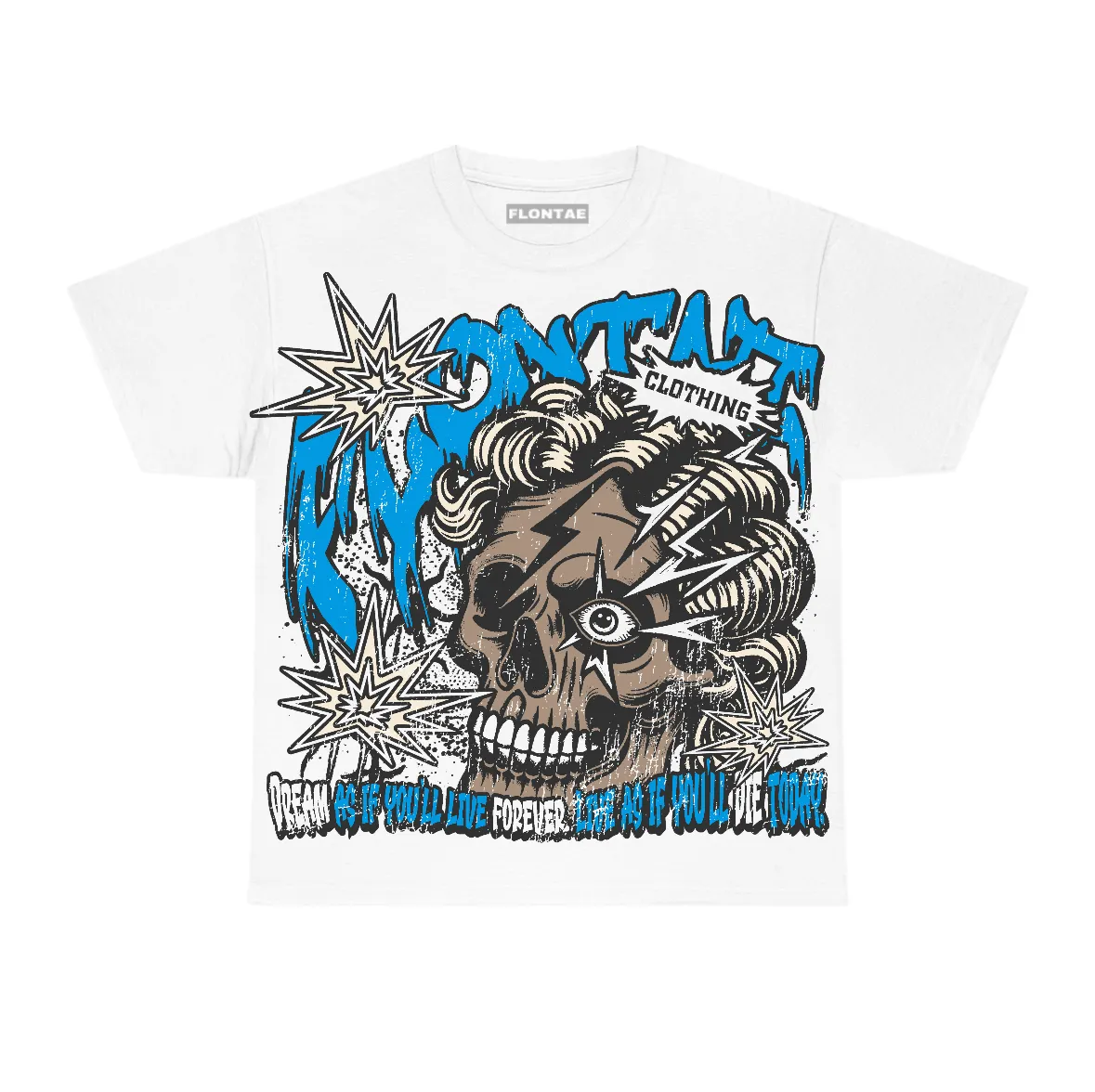 University Blue Reimagined 1s Flontae T-Shirt Dream Graphic sold by Flontae Clothing