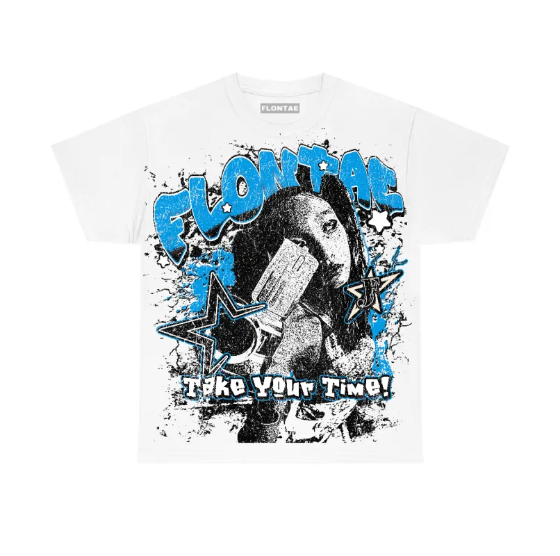 University Blue Reimagined 1s Flontae T-Shirt Be Patient Graphic sold by Flontae Clothing