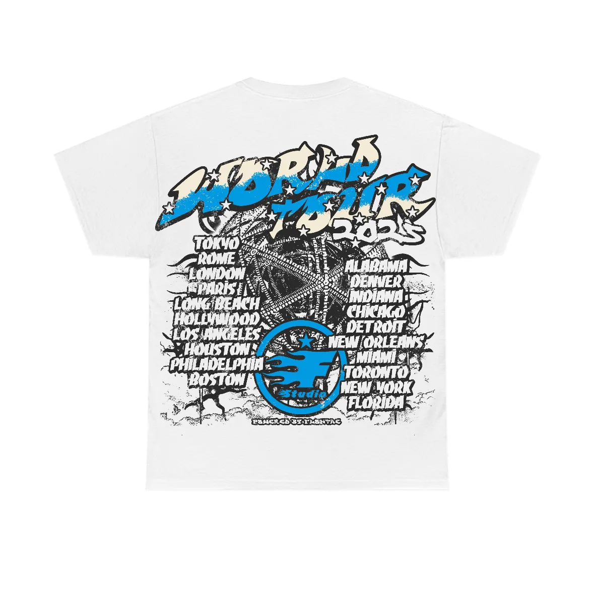 University Blue Reimagined 1s Flontae T-Shirt No Victory Graphic sold by Flontae Clothing product image thumbnail 2