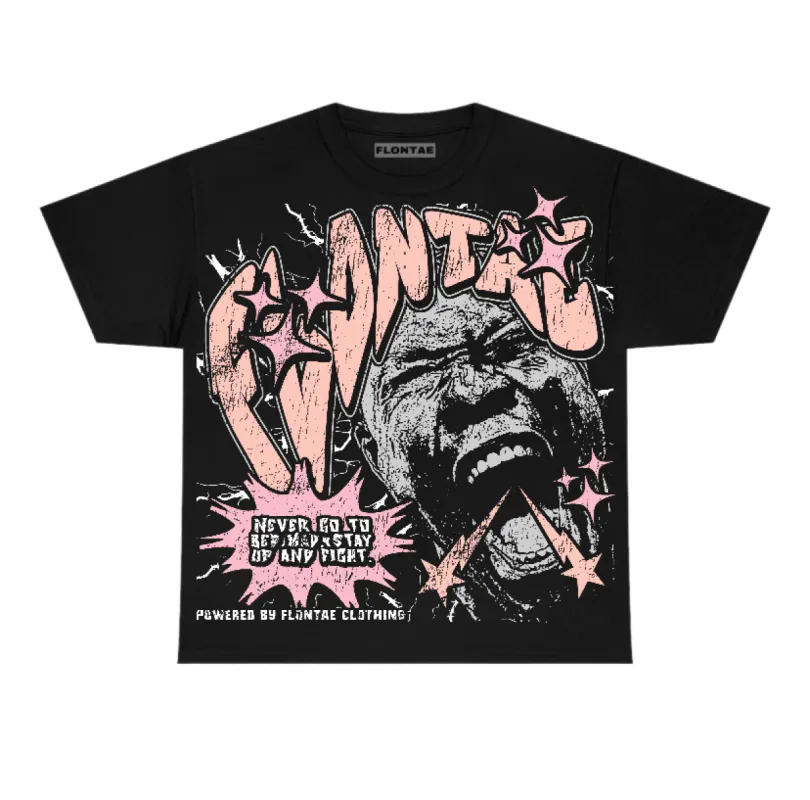 Legend Pink 11s Low Flontae T-Shirt Never Quit Graphic made by Flontae Clothing