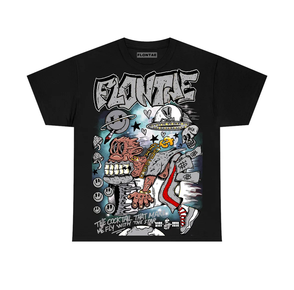 White Cement 4s Flontae T-Shirt I Believe Graphic sold by Flontae Clothing product image thumbnail 2