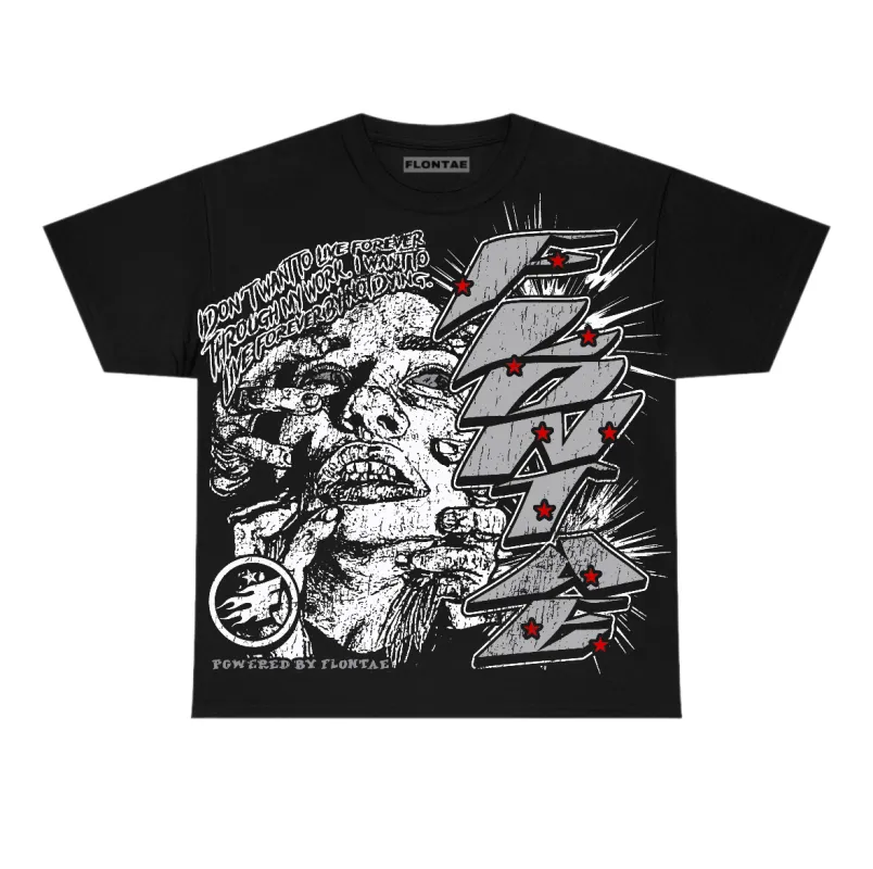 White Cement 4s Flontae T-Shirt Forever Graphic sold by Flontae Clothing