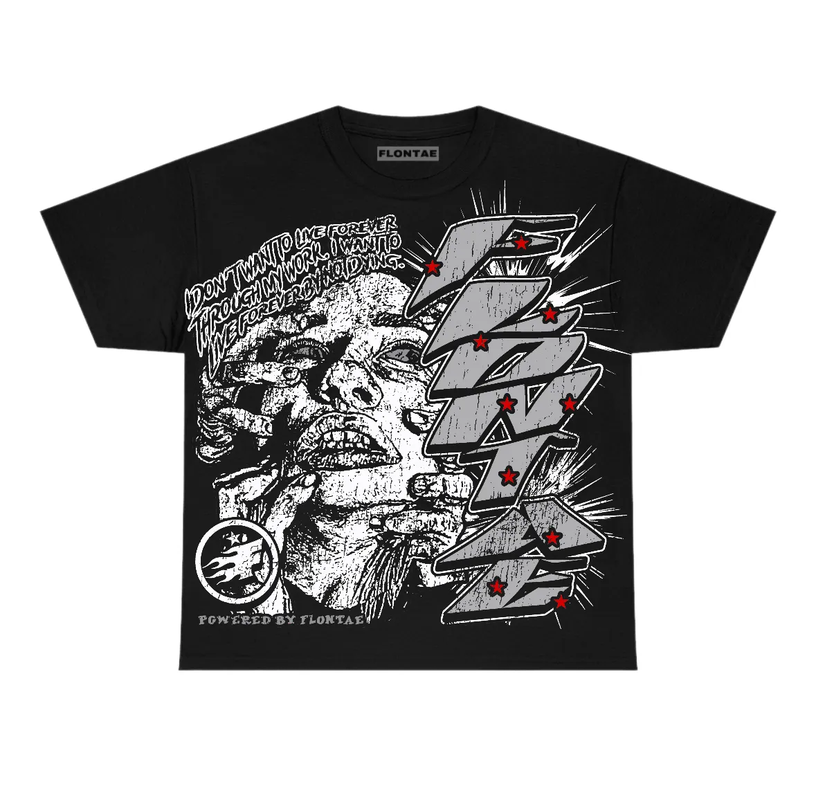 White Cement 4s Flontae T-Shirt Forever Graphic sold by Flontae Clothing