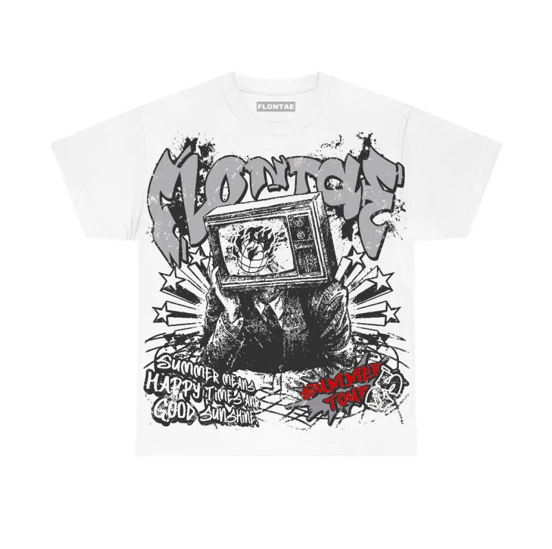 White Cement 4s Flontae T-Shirt Happiness Graphic sold by Flontae Clothing